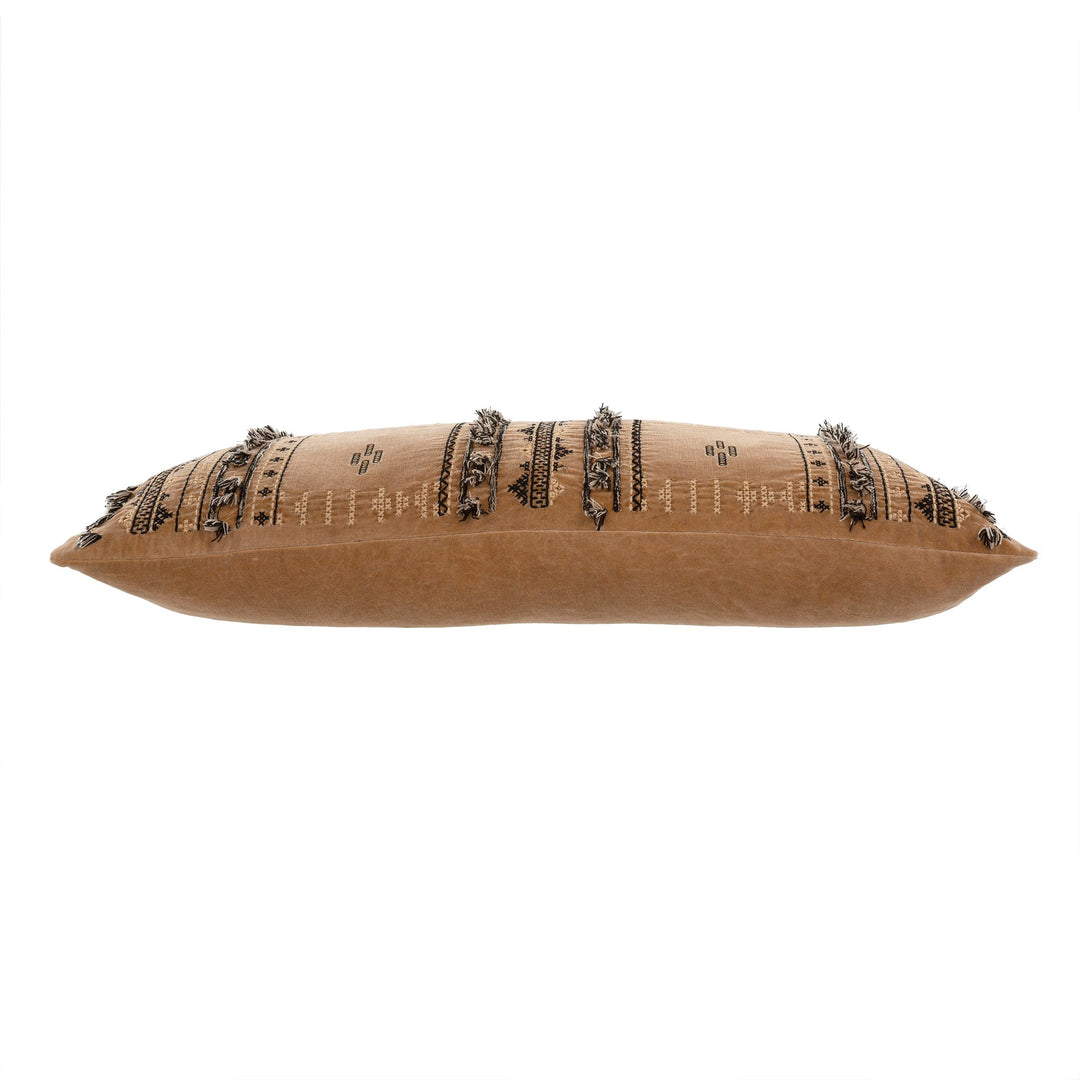 Sarita Velvet Pillow - ochre