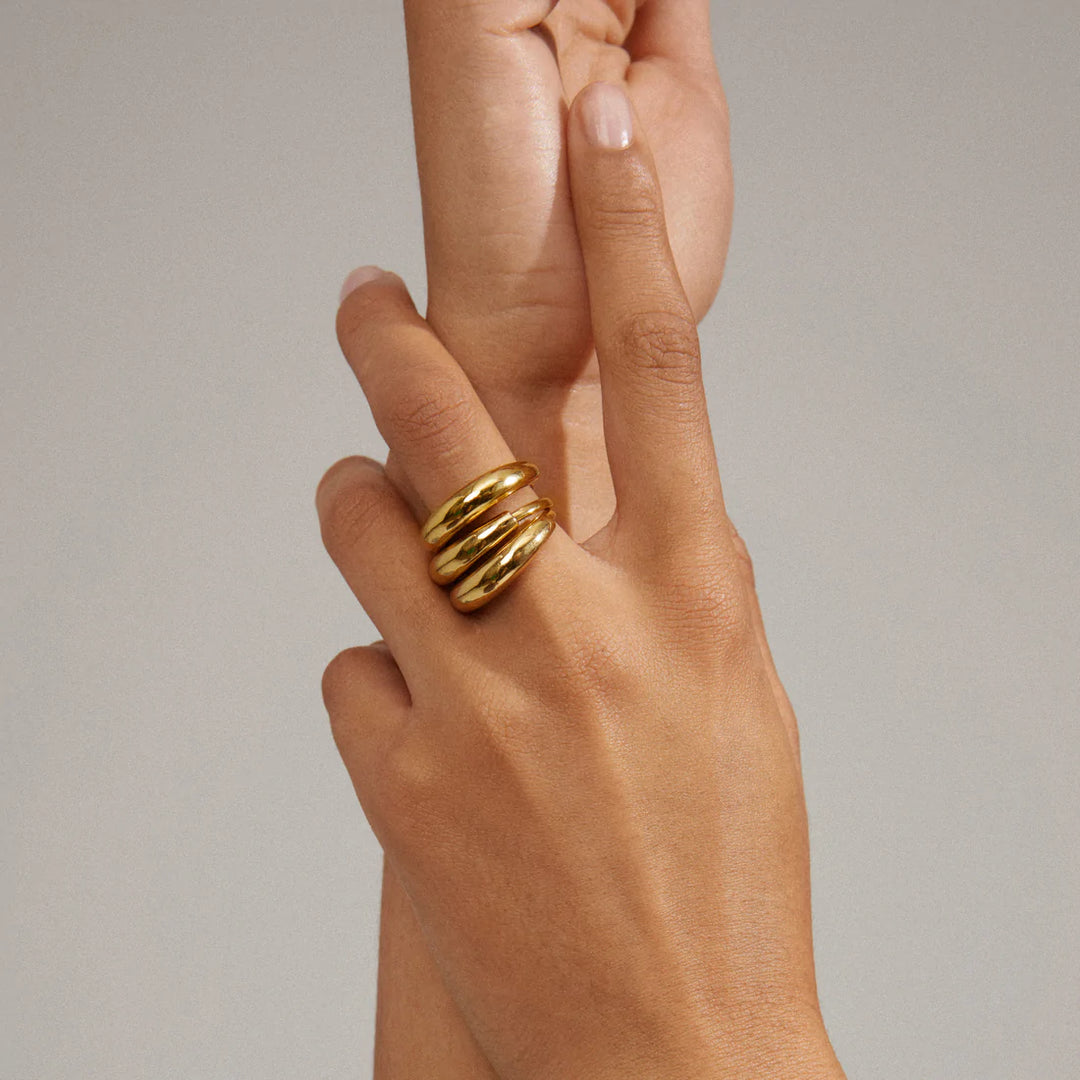 Be Rings - set 3 gold