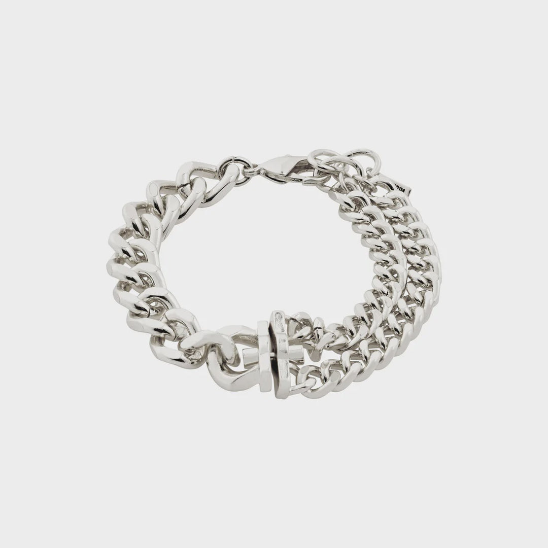 Friends Chunky Chain Bracelet - silver