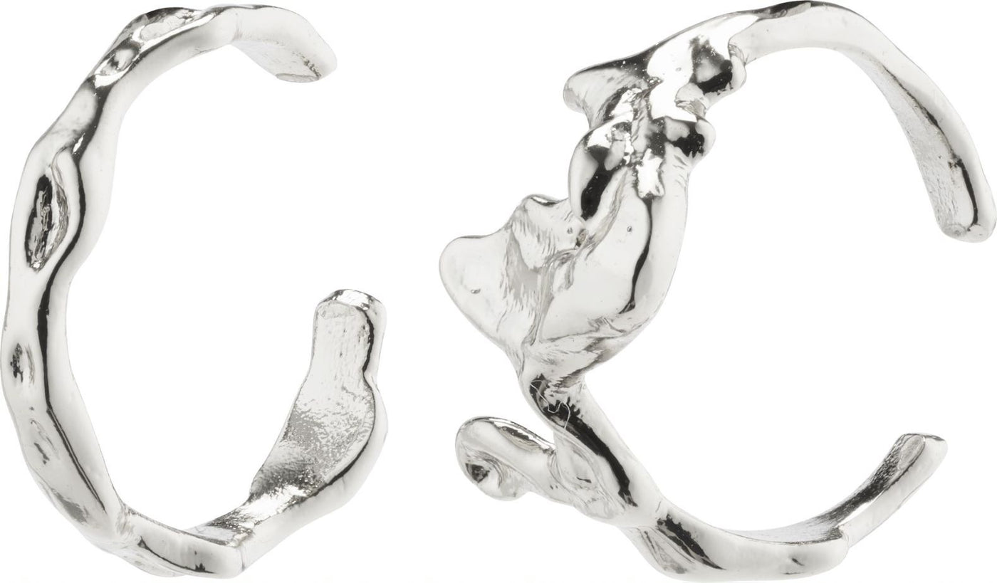 Antoinette Ear Cuffs - silver