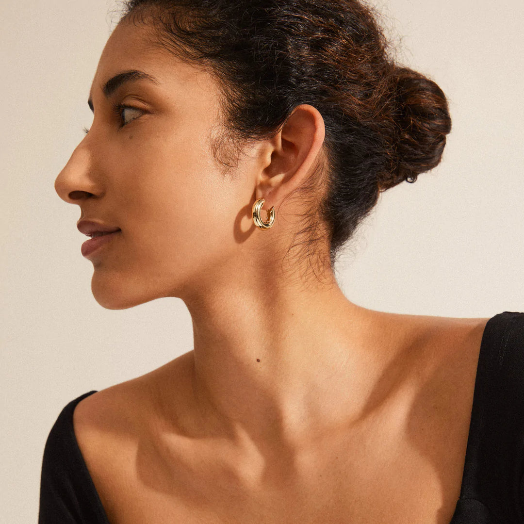 Aica Chunky Hoop - gold