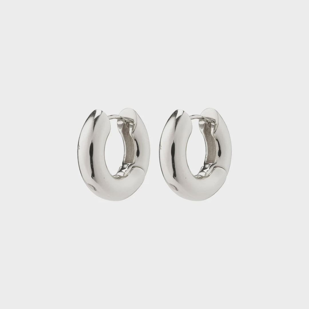 Aica Chunky Hoop - silver