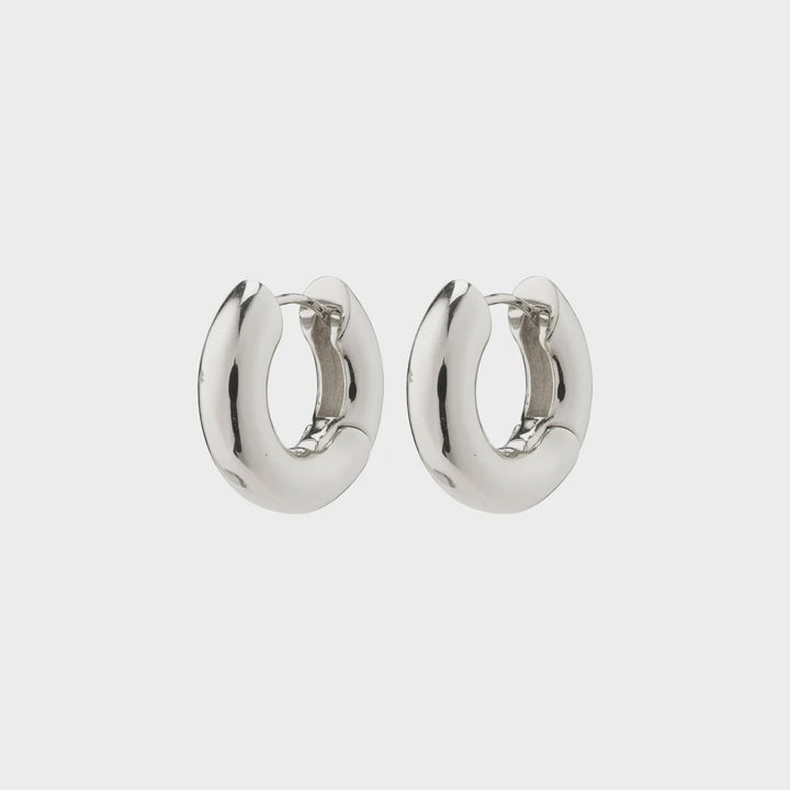 Aica Chunky Hoop - silver