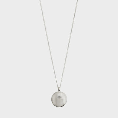Xena Coin Necklace - silver