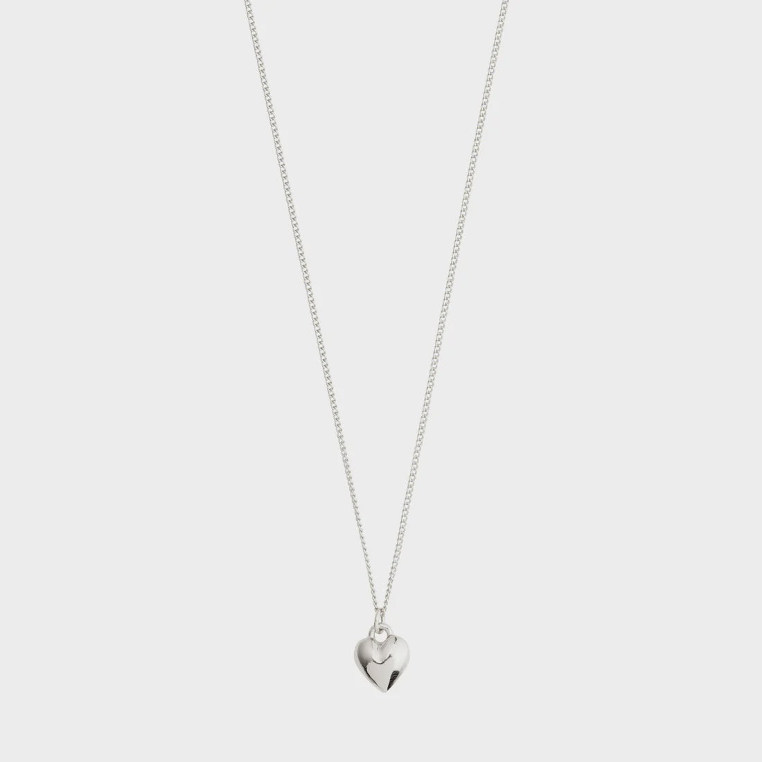 Afroditte Heart Necklace - silver