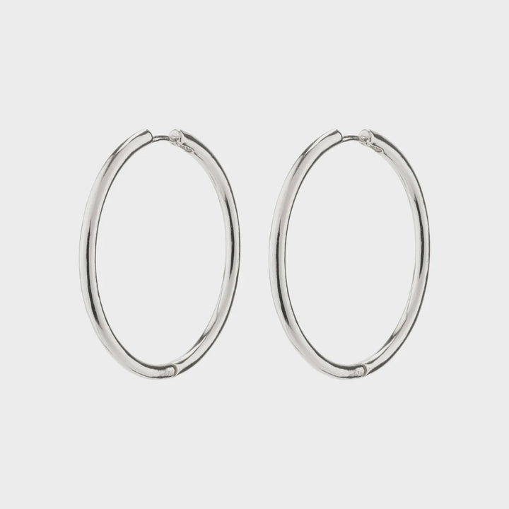 Eanna Maxi Hoops - -silver