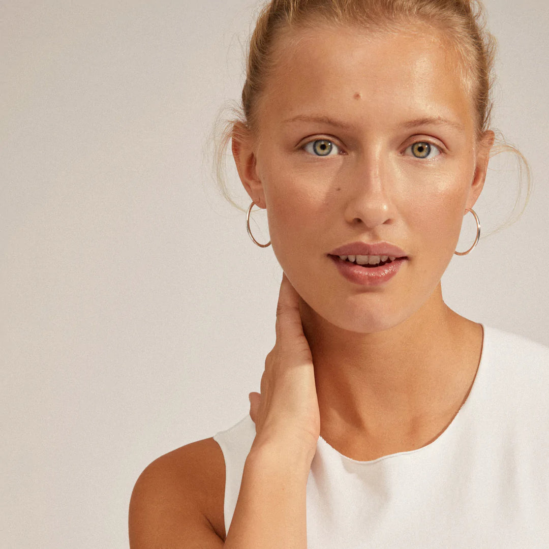 Eanna Maxi Hoops - -silver