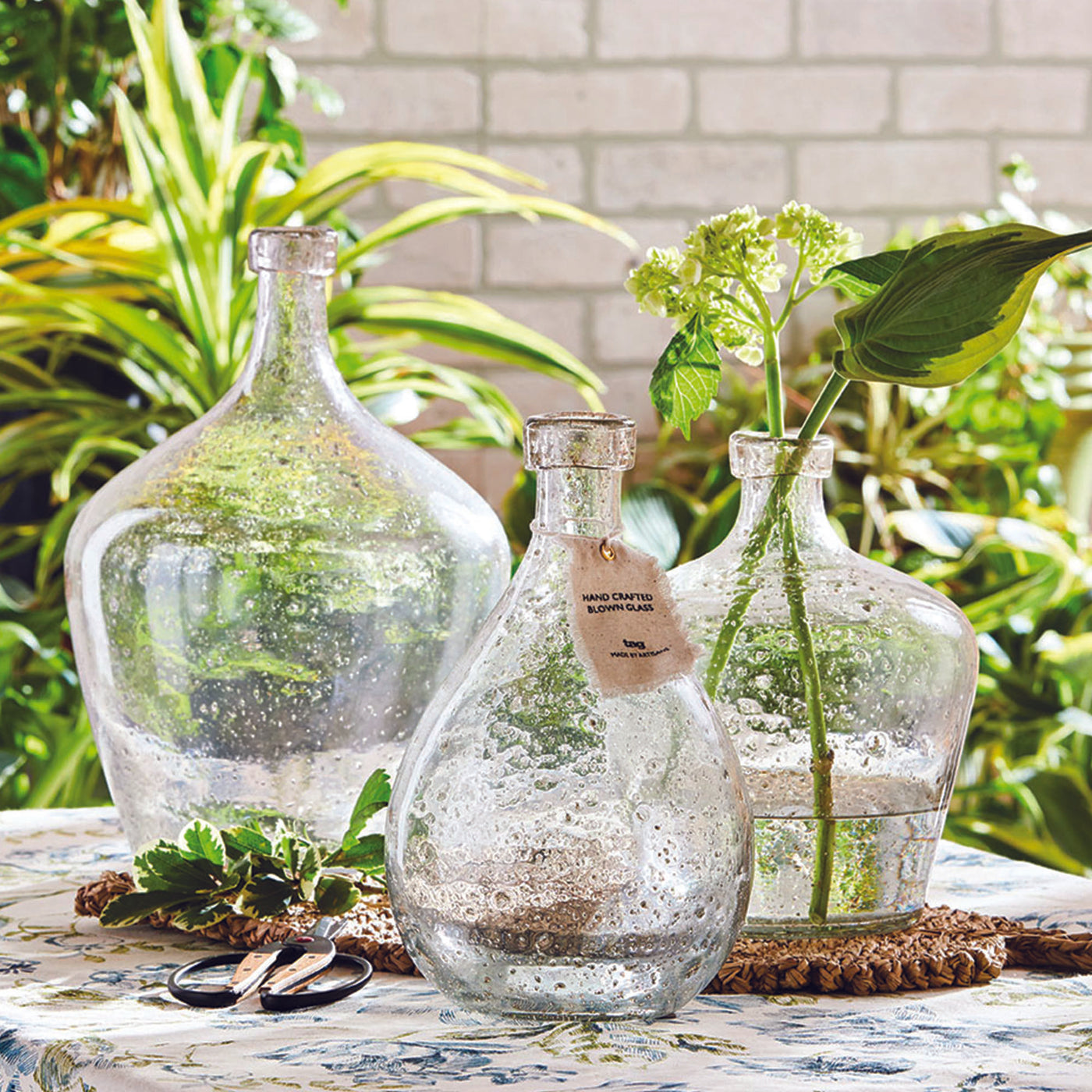 Brooklyn Pebble Glass Vase - small