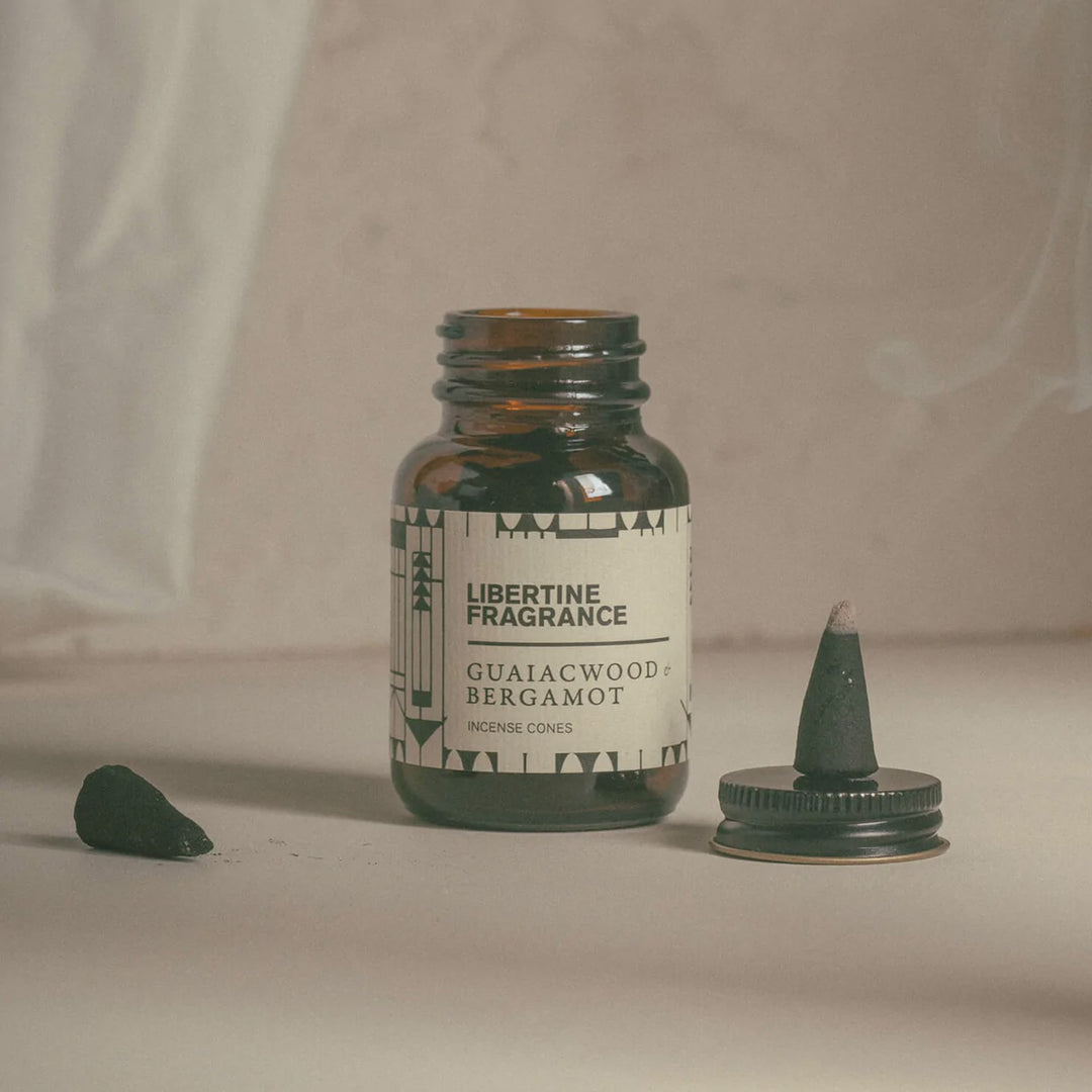 Incense Cones - Guaiacwood &amp; Bergamot