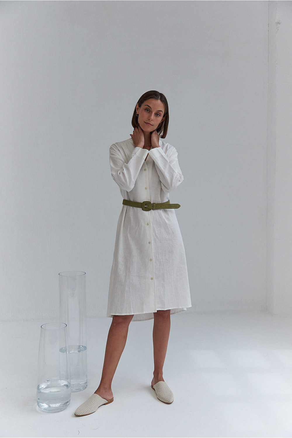 Axinella Dress - ecru