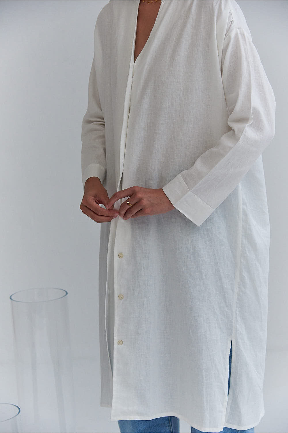 Axinella Dress - ecru