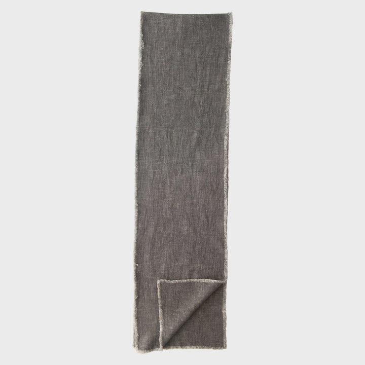 Lille Table Runner - charcoal