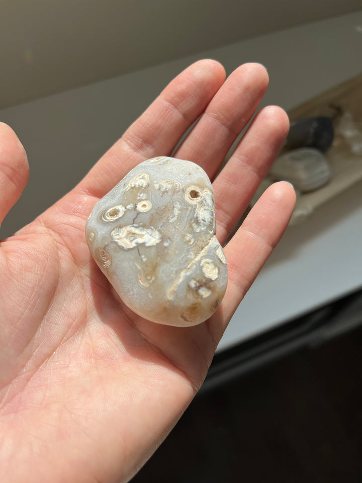 Found Stones and Minerals in a box
