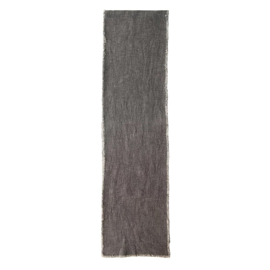 Lille Table Runner - charcoal