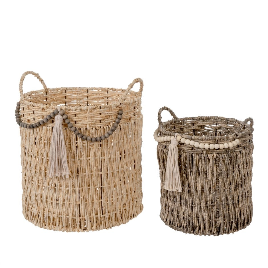 Bohemian Beaded Baskets